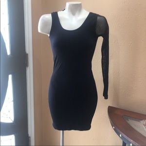 BEBE BODY DRESS ONE SHOULDER DRESS GREAT CONDITION